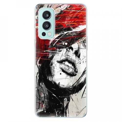 Odolné silikónové puzdro iSaprio - Sketch Face - OnePlus Nord 2 5G