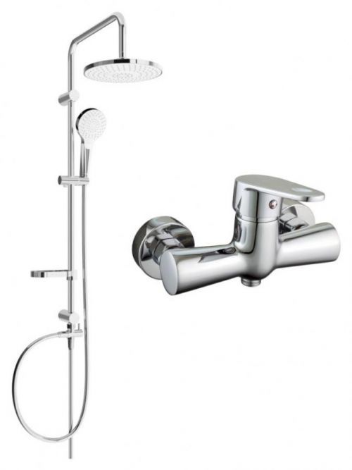 MEXEN/S - Erik sprchová súprava s batériou Kama, chróm 72540205-00