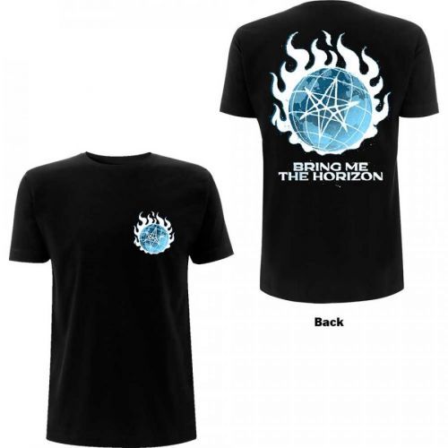Bring me the horizon tričko Globe Čierna XXL