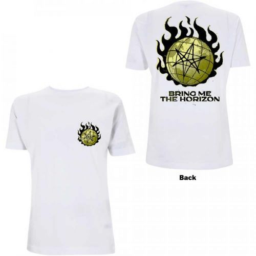 Bring me the horizon tričko Globe Biela XXL
