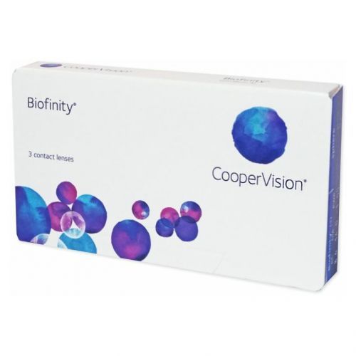 COOPERVISION Biofinity mesačné kontaktné šošovky 3 kusy, Počet dioptrií: -0,75, Priemer: 14,0, Zakrivenie: 8,6, Počet ks: 3 ks