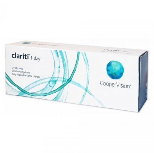 COOPERVISION Clariti 1 day jednodňové kontaktné šošovky 30 kusov, Počet dioptrií: -0,5, Priemer: 14,1, Zakrivenie: 8,6, Počet ks: 30 ks