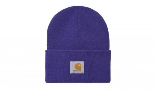 Carhartt WIP Acrylic Watch Hat Razzmic modré I020222_0NR_XX