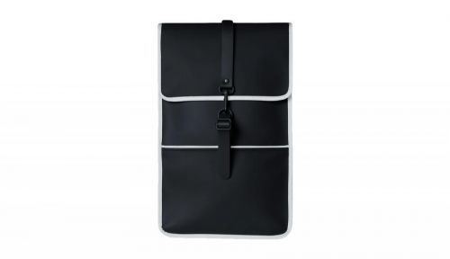 Rains Backpack Reflective Black svetlohnedé 14090-70