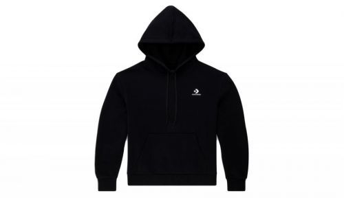 Converse Embroidered Star Chevron Pullover Hoodie čierne 10020872-A01