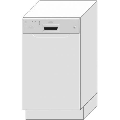 Dvierka na umývačku Zoya 45po Biely hrášok