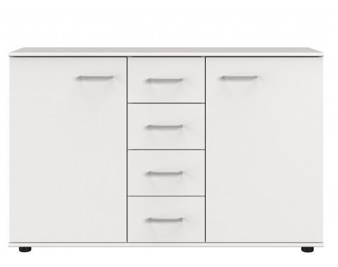 Komoda Cheep, biela, 130 cm%