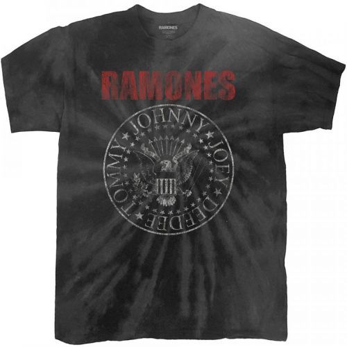 Ramones tričko Presidential Seal Čierna XXL
