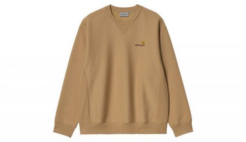 Carhartt WIP American Script Sweatshirt dusty H Brown hnedé I025475_07E_XX