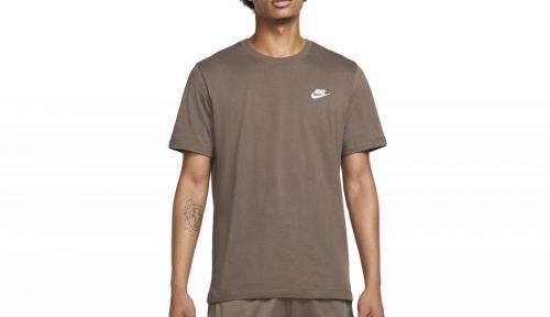 Nike Sportswear Club T-Shirt hnedé AR4997-004