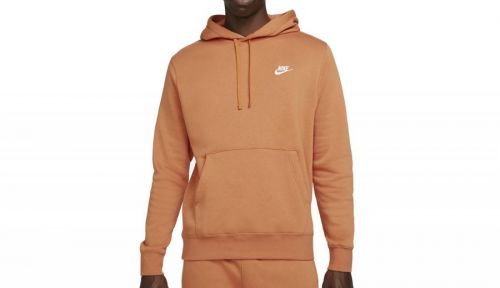 Nike Sportswear Club Fleece Hoodie oranžové BV2654-808