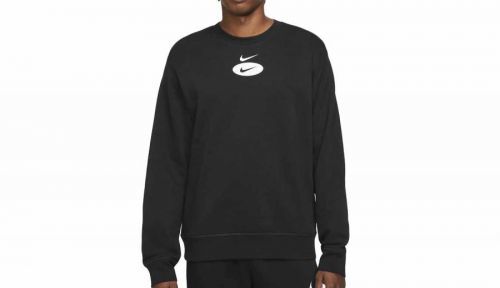 Nike Sportswear Swoosh League Fleece Crew čierne DM5460-010