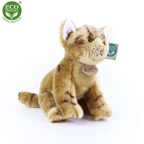 Mačka sediaca plyšová 20cm