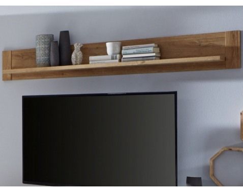 Nástenná polica Canyon, dub, 167 cm%