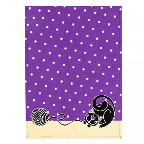 Trade Concept Prestieranie Mačka fialová, 33 x 45 cm