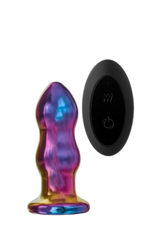 GLAMOUR GLASS REMOTE VIBE CURVED PLUG