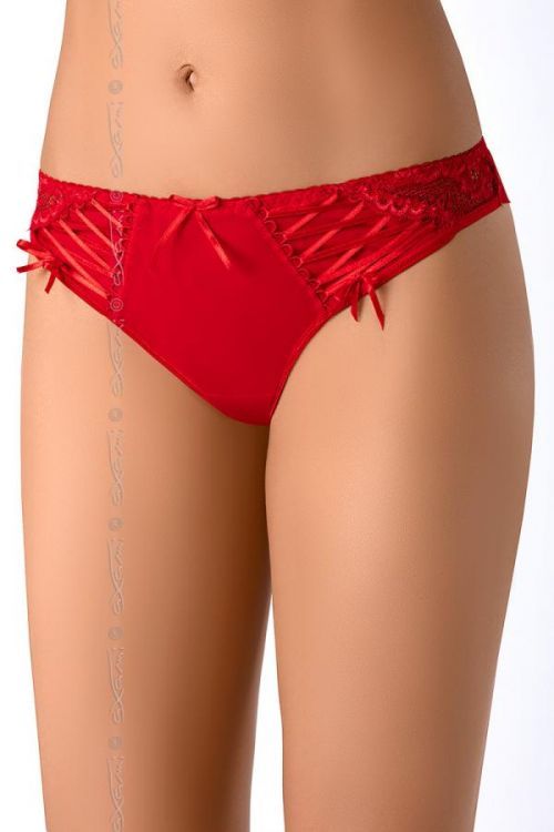 Dámské tanga V-7665 - Axami červená S-36