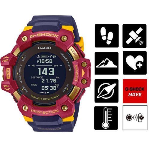 Casio G-Shock Bluetooth Solar Barcelona Limited Edition GBD-H1000BAR-4ER (645)