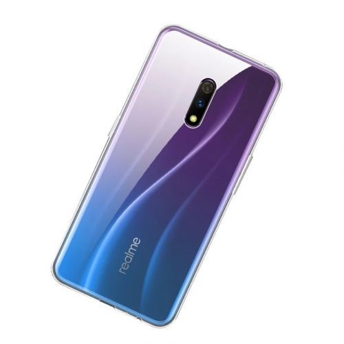 Puzdro Silicone case pre Realme 5  - Transparentná KP13619