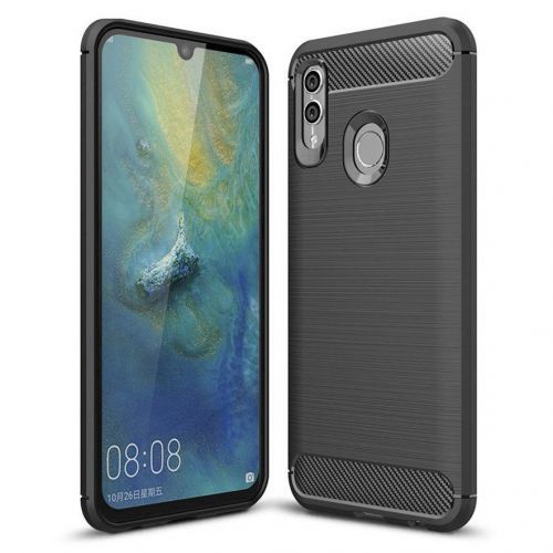 Puzdro Carbon Bush TPU pre Huawei P Smart Plus 2019/Honor 10 Lite  - Čierna KP13771