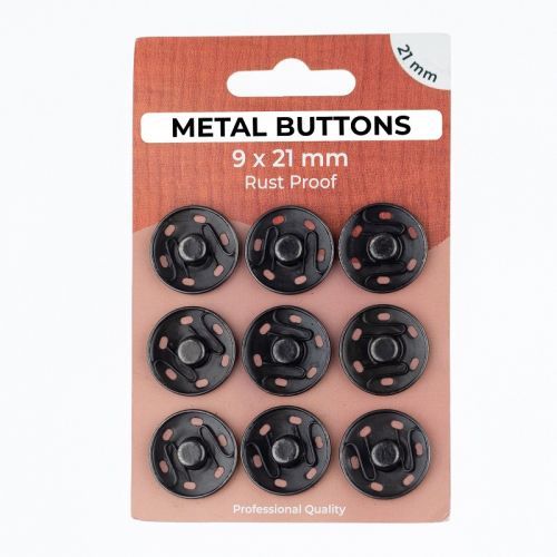 Stláčací gombík METAL 21 mm anthracite