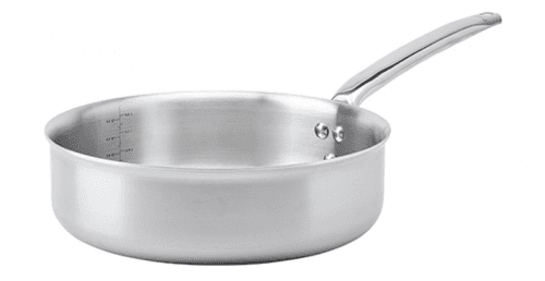 Rovná panvica Alchimy de Buyer 28 cm nerez