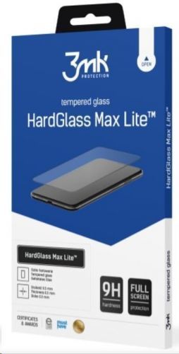 3mk tvrdené sklo HardGlass Max Lite pre Apple iPhone 13/13 Pro, čierna