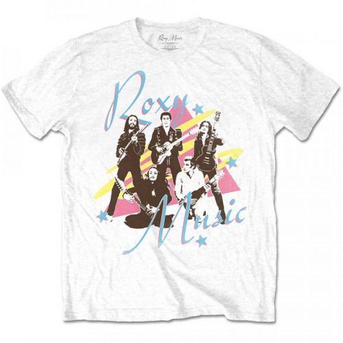 Roxy Music tričko Guitars Biela XXL