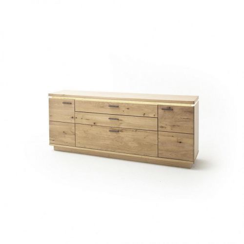 Livetastic ŠIROKÁ KOMODA, trámový dub, farby dubu, 210/84/44 cm