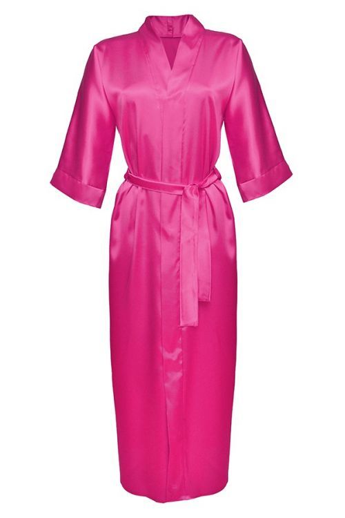DKaren Housecoat 130 Dark Pink XS tmavě růžová