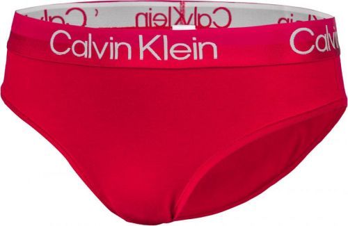 Dámské kalhotky s vysokým pasem QF6718E - XMK - Červená - Calvin Klein červená S