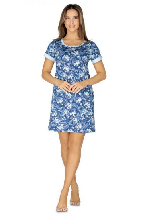 Koszula Regina 413 kr/r M-XL Modrá XL