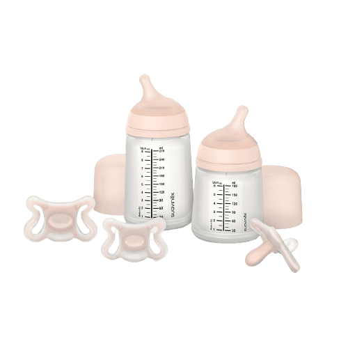 Suavinex Sada antikoliková zerø.zerø™ fľaša 180 ml a + cumlík zerø.zerø™ -2/ 2m