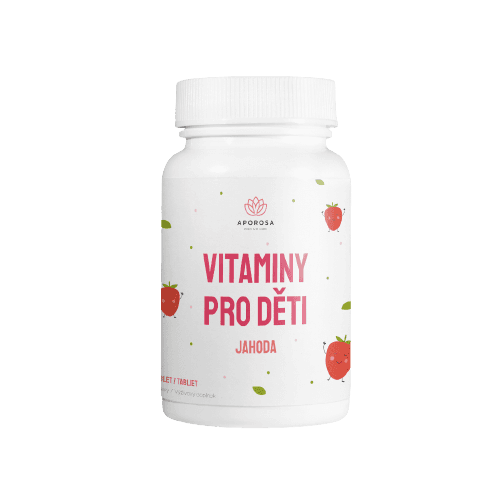 Aporosa Vitamíny pre deti jahoda 75 + 15 tabliet