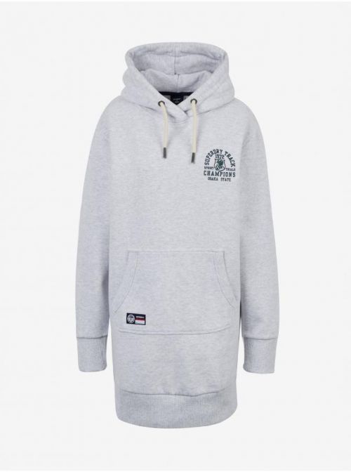 Šaty na denné nosenie pre ženy Superdry - sivá