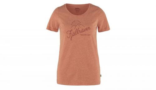 Fjällräven Sunrise T-Shirt W Rowan Red-Melange oranžové F83530-333-999