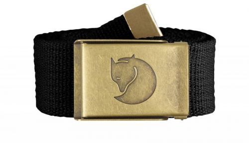 Fjällräven Canvas Bras Belt Black čierne F77297-550