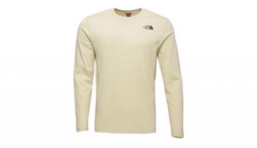 The North Face M L/S Red Box Tee svetlohnedé NF0A493L3X4