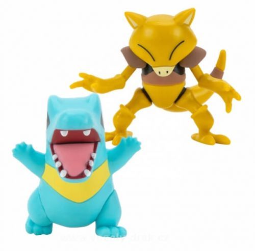 BOTI Pokémon akčné figúrky Abra a Totodile 5 cm