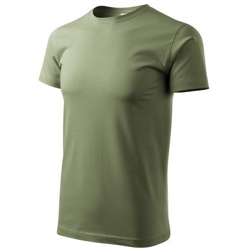 Pánske tričko jednoduché, khaki, XS
