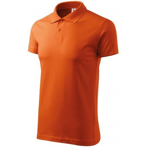 Pánska polokošeľa jednoduchá, oranžová, S