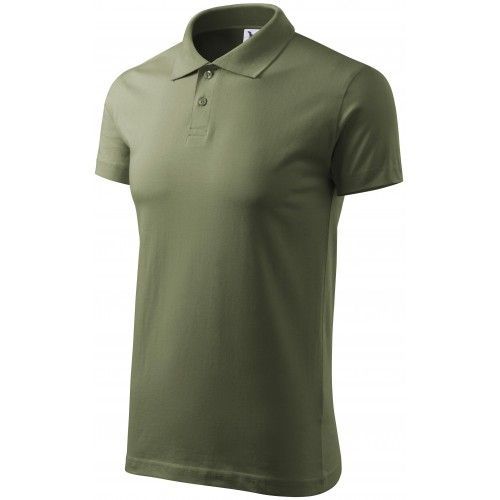 Pánska polokošeľa jednoduchá, khaki, S