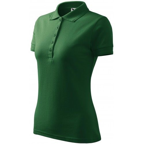 Dámska elegantná polokošeľa, fľaškovozelená, XS