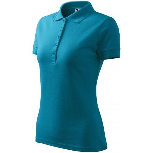 Dámska elegantná polokošeľa, tmavý tyrkys, XS
