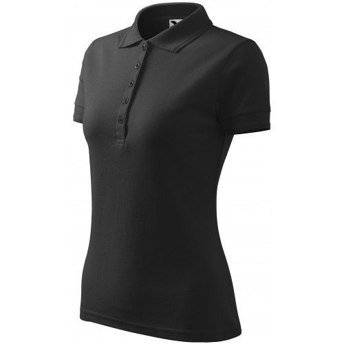 Dámska elegantná polokošeľa, antracitový melír, XS