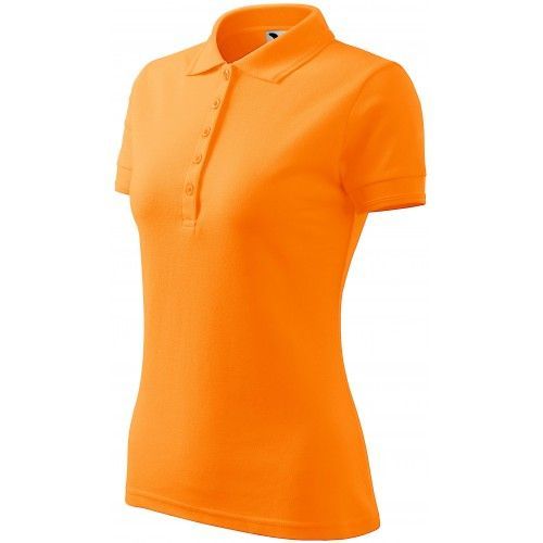 Dámska elegantná polokošeľa, mandarínková oranžová, XS