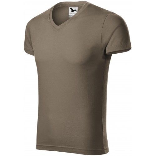 Pánske priliehavé tričko, army, S
