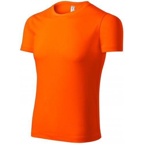Športové tričko unisex, neónová oranžová, XS