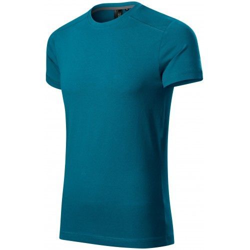 Pánske tričko ozdobené, petrol blue, S