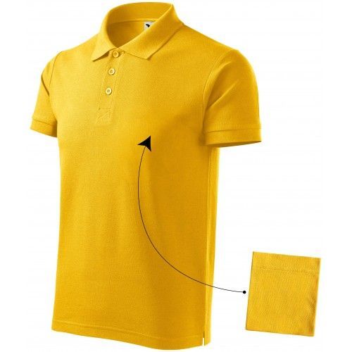 Pánska elegantná polokošeľa, žltá, S